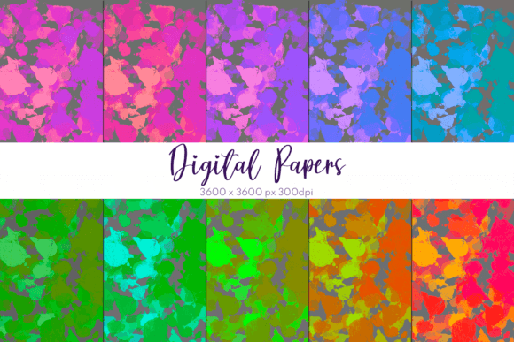 Acrylic Digital Papers for Creative Projects