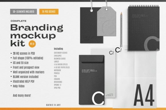 Branding Mockup Kit V2.0: A Complete Design Solution