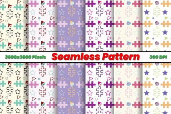 Exploring Puzzle Seamless Background Patterns and Adorable Puggle Game Designs for Creative Projects